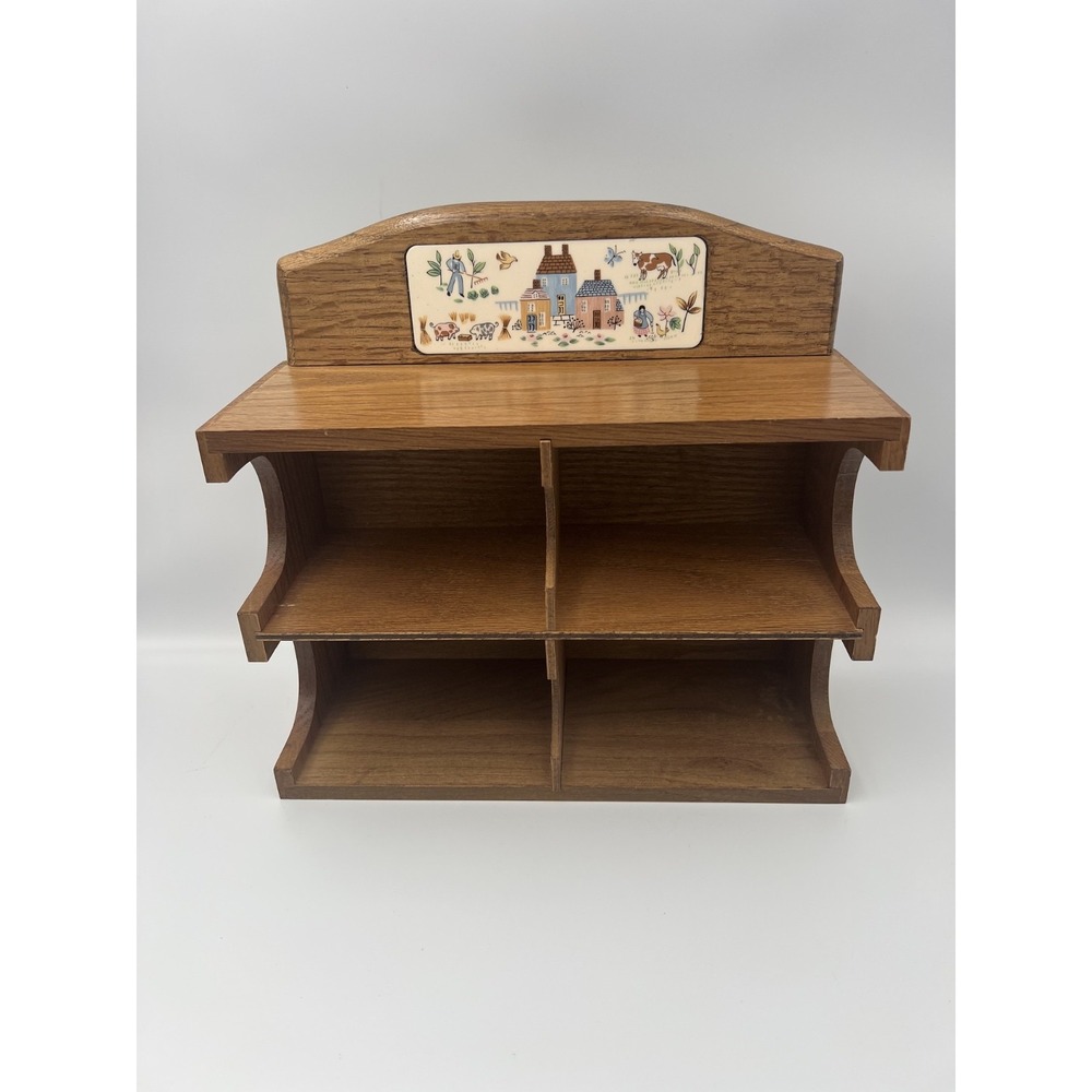 Heartland International VTG Cottagecore Mail Sorter Trinket Shelf Countrycore